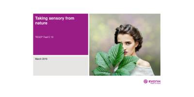 Taking sensory from nature